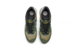 Stone Island x New Balance 574 Legacy Dark Green U574LGIL up