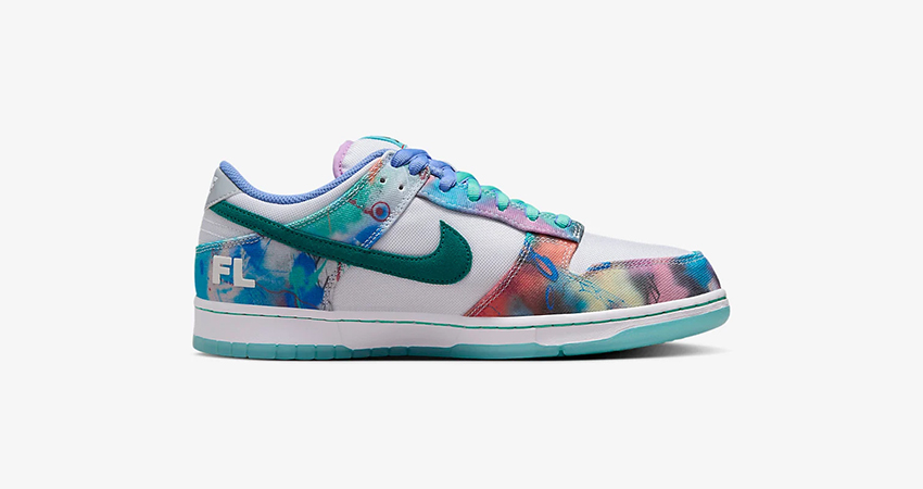 Summer Is Gearing Up For The Futura x Nike SB Dunk Low right