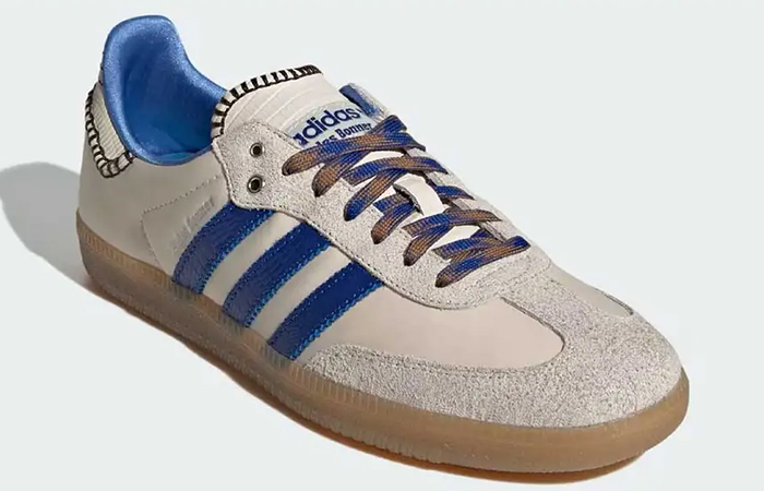 Wales Bonner x adidas Samba Wonder Clay Royal Blue IH7756 front corner