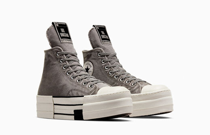 DRKSHDW x Converse DRKSTAR Chuck 70 Hi Concrete A06755C front corner