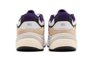 New Balance 990v6 Made in USA White Black Plum U990WB6 back