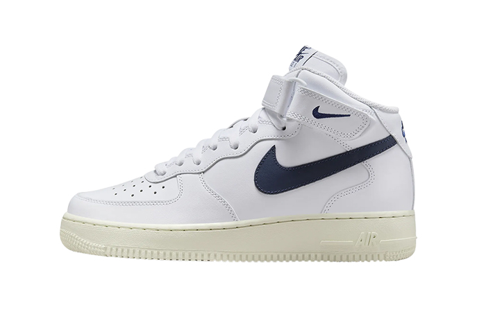 Nike Air Force 1 07 Mid White Midnight Navy DD9625 105 featured image