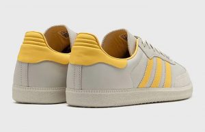 Pharrell x adidas Humanrace Samba Bold Gold Alumina ID9068 back corner