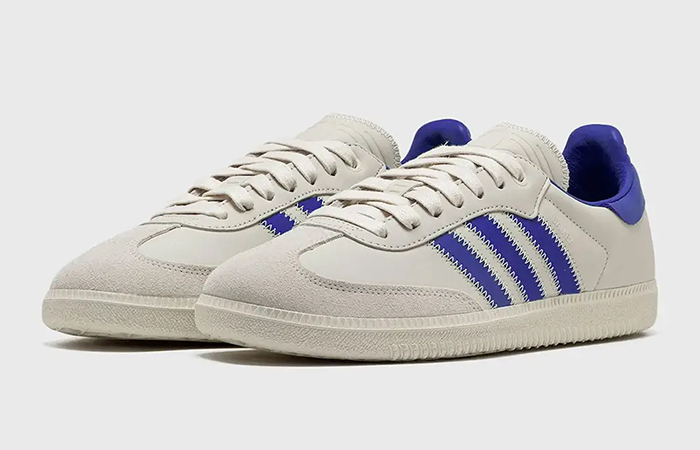 Pharrell x adidas Humanrace Samba Royal Blue Alumina IG2088 front corner